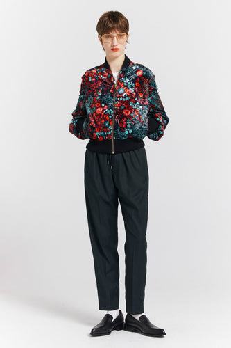 Karen Walker Nico Trousers - Dark Green  Hyde Boutique   