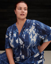 Load image into Gallery viewer, Kowtow Nigella Dress - Cyanotype Floral
