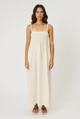 Remain Leilani Maxi Dress - Bone Hyde Boutique