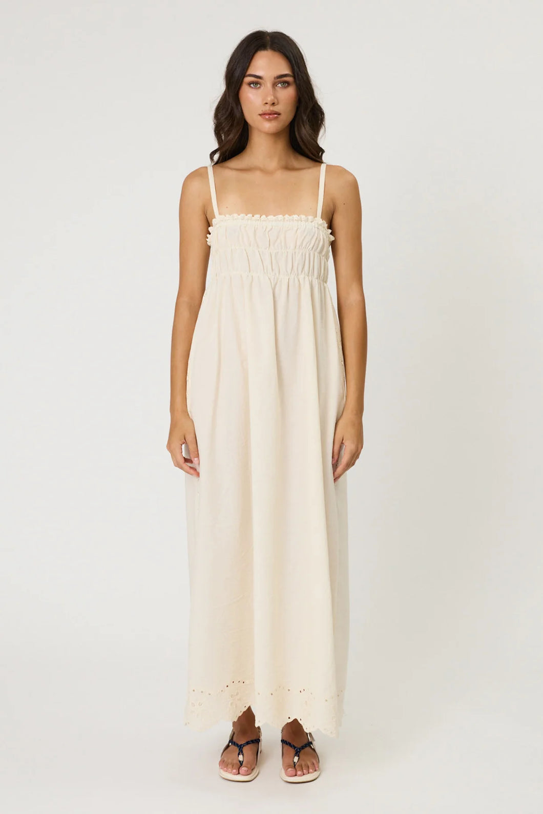 Remain Leilani Maxi Dress - Bone Hyde Boutique