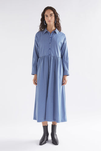 Elk Ligne Shirtdress - Blue Stripe  Hyde Boutique   