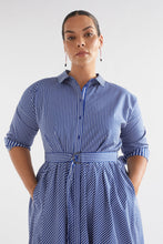 Load image into Gallery viewer, Elk Ligne Shirtdress - Blue Stripe  Hyde Boutique   
