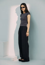 Load image into Gallery viewer, Commoners Linen Blend Trouser - Black  Hyde Boutique   
