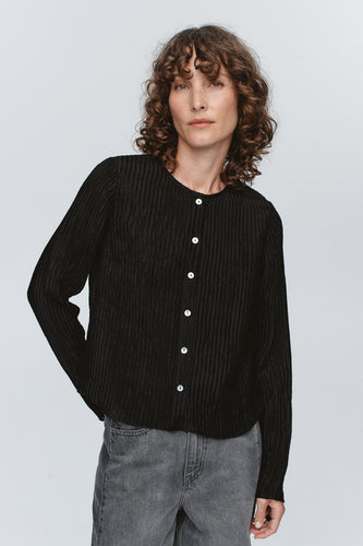 Marle Lotus Evening Jacket - Black Hyde Boutique