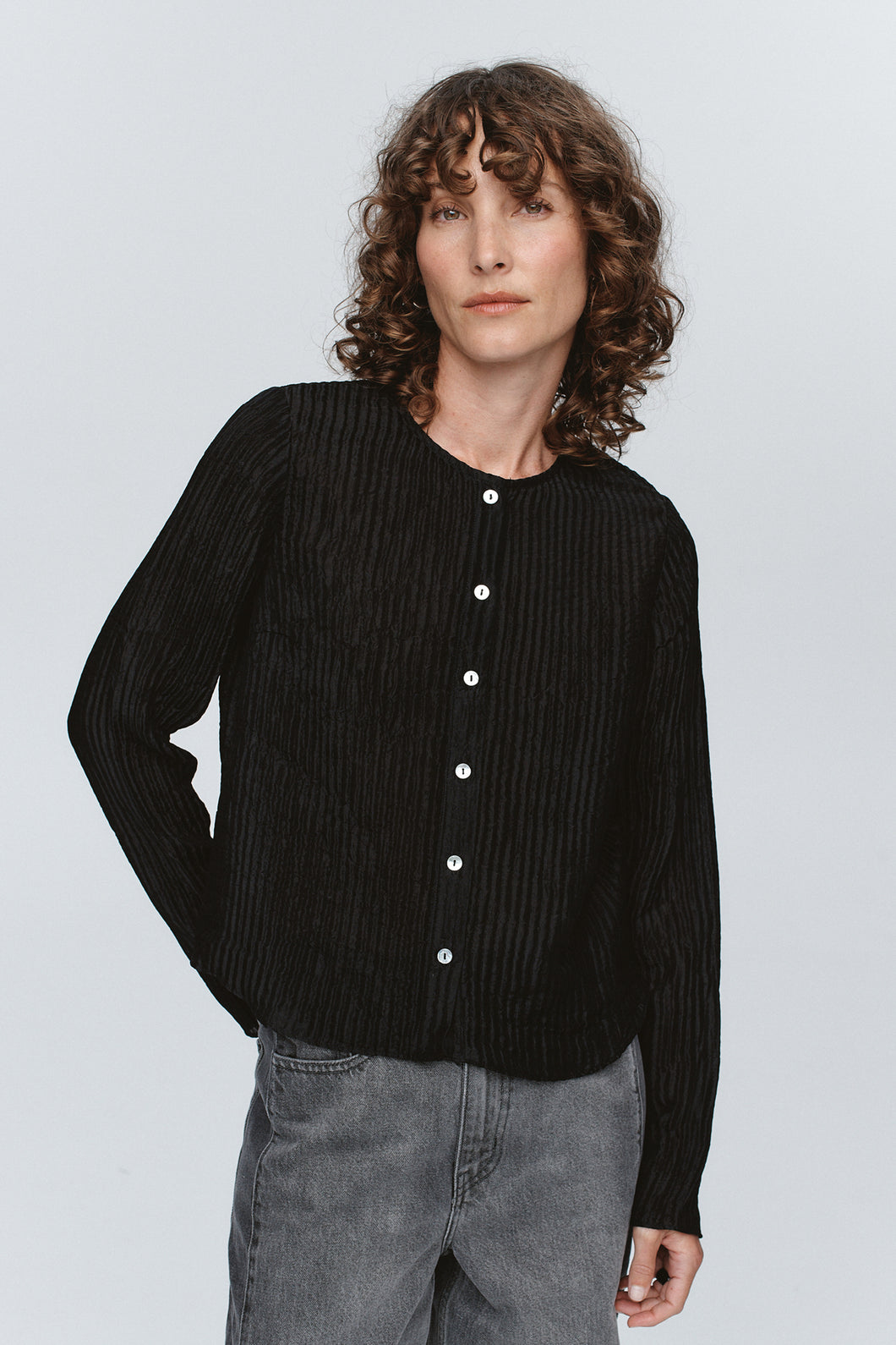 Marle Lotus Evening Jacket - Black Hyde Boutique