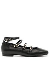 Load image into Gallery viewer, Alohas Luke Leather Ballet Flats - Black  Hyde Boutique   
