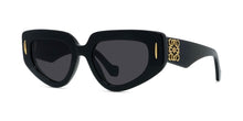 Load image into Gallery viewer, LOEWE Anagram LW40160I Sunglasses - Shiny Black/Smoke Arriving Friday Eyewear Loewe
