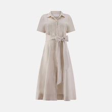 Load image into Gallery viewer, Caitlin Crisp Lady Vincent Dress - Natural Linen  Hyde Boutique   
