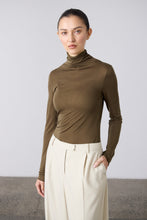 Load image into Gallery viewer, Laing Tencel Polo - Khaki Hyde Boutique
