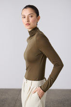 Load image into Gallery viewer, Laing Tencel Polo - Khaki Hyde Boutique
