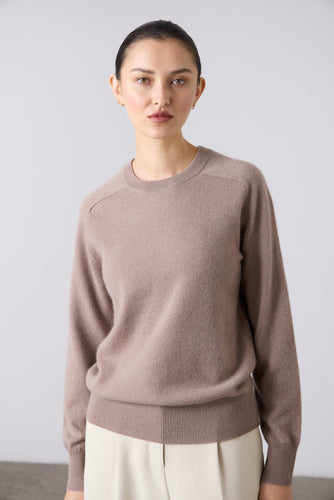 Laing Sam Cashmere Crew - Mink Hyde Boutique