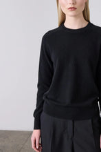 Load image into Gallery viewer, Laing Sam Cashmere Crew - Black Apparel > Women > Clothing > Knitwear > Sweaters > Crew Neck Sweaters > Laing Hyde Boutique
