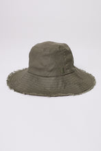 Load image into Gallery viewer, Marlow Linen Bucket Hat - Olive  Hyde Boutique   
