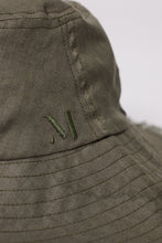 Load image into Gallery viewer, Marlow Linen Bucket Hat - Olive  Hyde Boutique   
