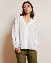 Load image into Gallery viewer, Mahsa Luna Blouse - Cotton Lawn - White  Hyde Boutique   

