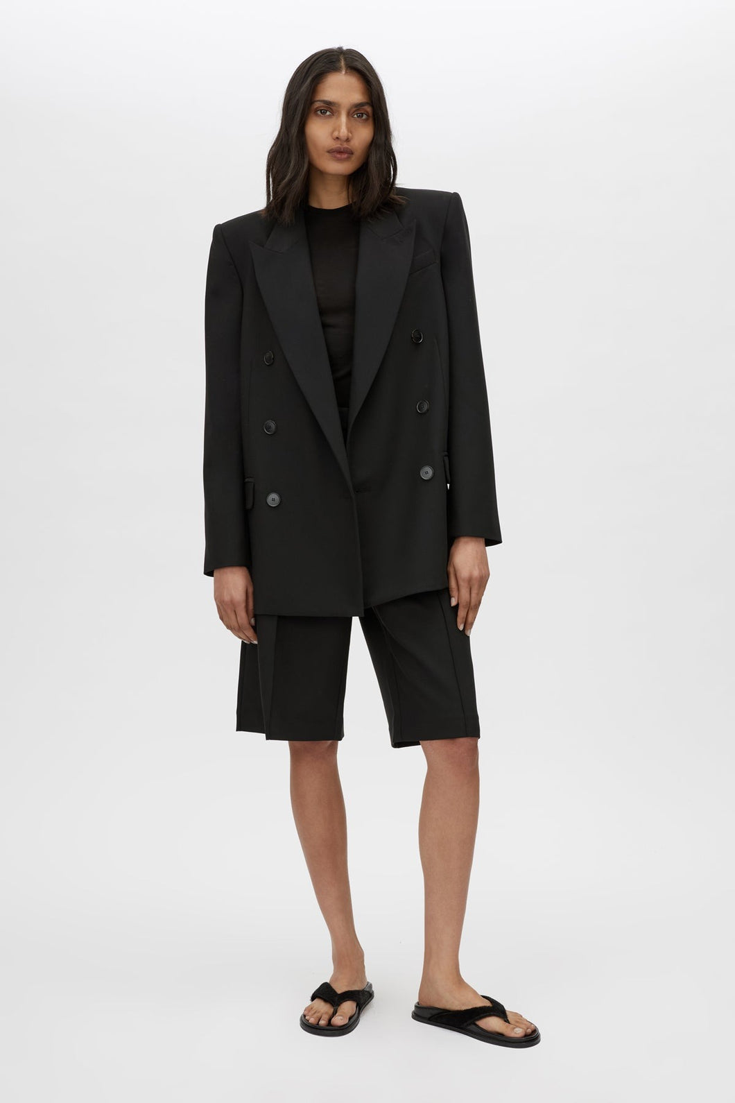 Camilla and Marc Mackinley Double Breasted Blazer - Black Hyde Boutique