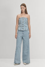 Load image into Gallery viewer, Alohas Magda Denim Pants - Blue  Hyde Boutique   
