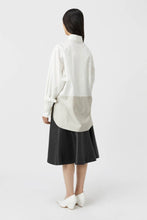 Load image into Gallery viewer, Camilla and Marc Marcel Colour Block Shirt - Taupe &amp; White  Hyde Boutique   
