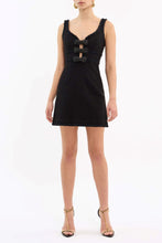 Load image into Gallery viewer, Rebecca Vallance Margo Bow Mini Dress - Black  Hyde Boutique   
