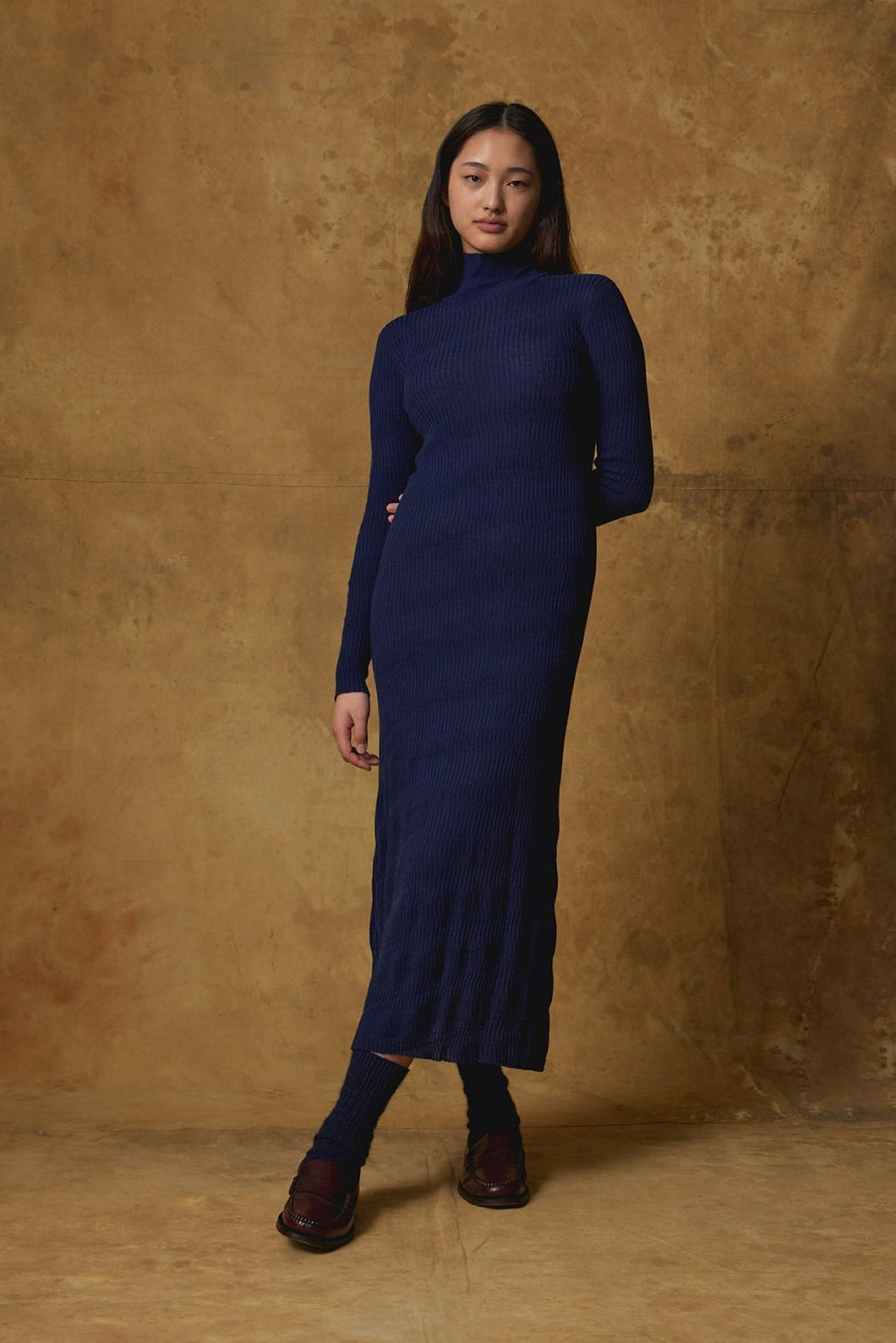 Standard Issue Merino Bargello Skivvy Dress - Oxford  Hyde Boutique   