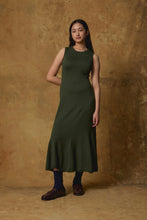 Load image into Gallery viewer, Standard Issue Merino Flared Dress - Loden  Hyde Boutique   
