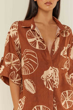 Load image into Gallery viewer, Palm Noosa Mirage Shirt - Brown Shells  Hyde Boutique   
