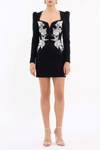 Load image into Gallery viewer, Rebecca Vallance Monroe L/S Mini Dress - Black  Hyde Boutique   
