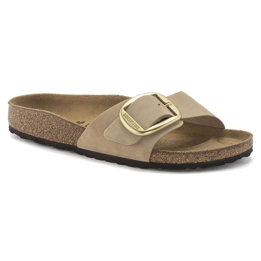 Birkenstock Madrid Big Buckle Nubuck (Regular) - Sandcastle  Hyde Boutique   