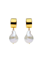 Load image into Gallery viewer, Amber Sceats Maldives Earrings - Gold + Pearl  Hyde Boutique   
