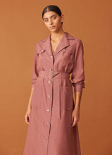 Load image into Gallery viewer, Kate Sylvester Mariel Trench Dress - Rose  Hyde Boutique   
