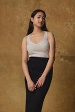 Load image into Gallery viewer, Standard Issue Merino Rib V Neck Tank - Alabaster  Hyde Boutique   
