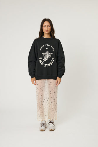 Remain Lovestruck Crew - Washed Black Hyde Boutique