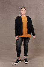 Load image into Gallery viewer, Eb &amp; Ive Nakako Pocket Cardigan - Black  Hyde Boutique   
