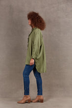 Load image into Gallery viewer, Eb &amp; Ive Nama Frill Shirt - Fern  Hyde Boutique   
