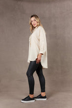 Load image into Gallery viewer, Eb &amp; Ive Nama Frill Shirt - Vanilla  Hyde Boutique   
