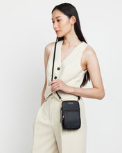 Load image into Gallery viewer, Saben Nikko Pocket Phone Sling - Black Bubble Pre Order  Hyde Boutique   
