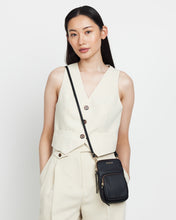 Load image into Gallery viewer, Saben Nikko Pocket Phone Sling - Black Bubble Pre Order  Hyde Boutique   
