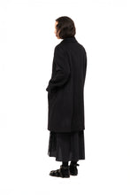 Load image into Gallery viewer, NOM*d After-Party Coat - Black Apparel > Women > Clothing > Jackets > Coats > Oversized Coats > NOMd Hyde Boutique
