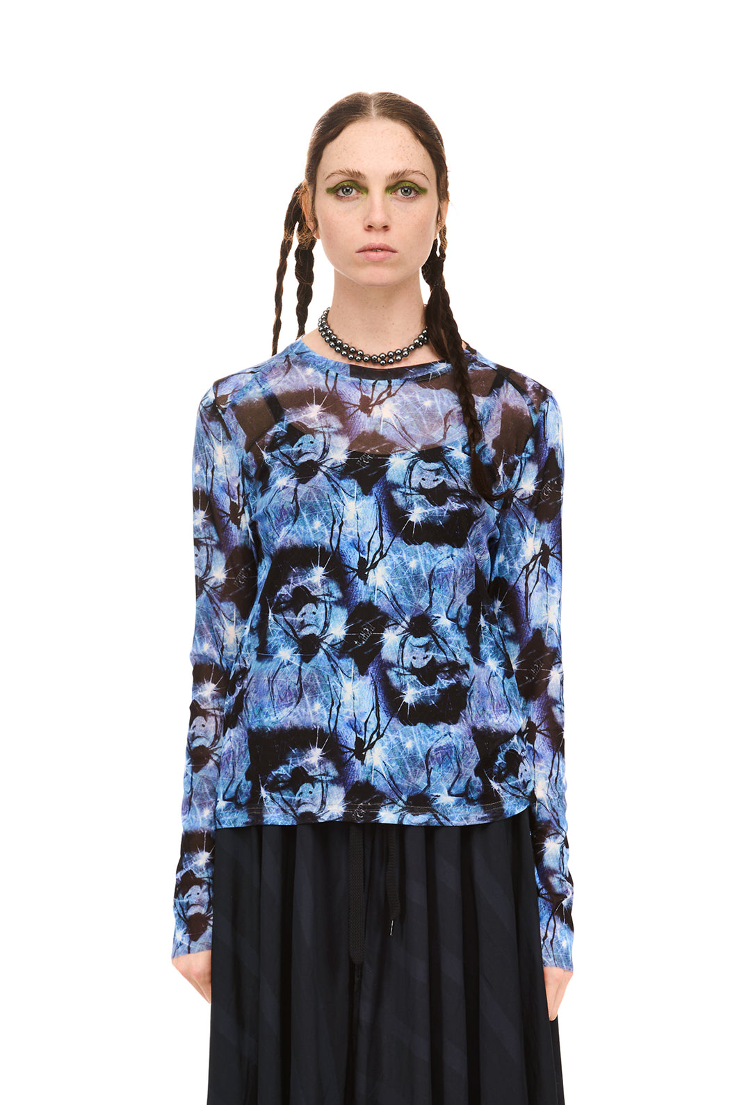 NOM*d Archive Long Sleeve Top - Arachna Print Hyde Boutique