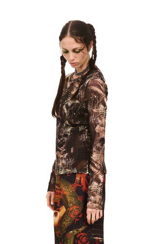 NOM*d Archive Long Sleeve Top - Perseus Print Hyde Boutique