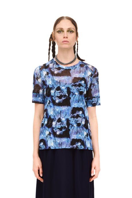 NOM*d Archive Short Sleeve Top - Arachna Print Hyde Boutique