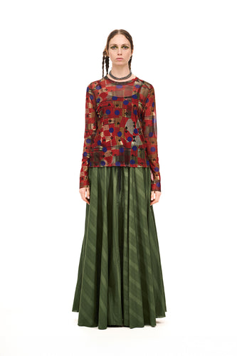 NOM*d Archive Long Sleeve Top - Patched Print Hyde Boutique