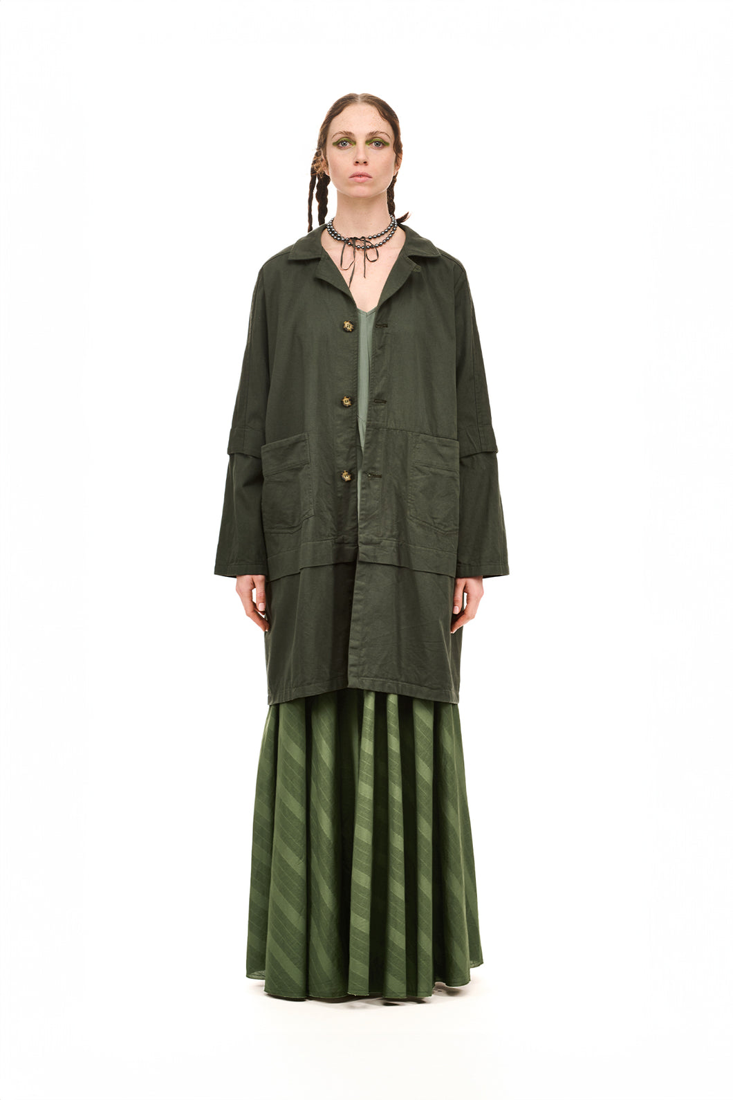NOM*d Manuscript Coat - Green Day Hyde Boutique