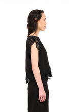 Load image into Gallery viewer, NOM*d Party Top - Black Apparel > Women > Clothing > Tops > Blouses > Long Sleeve Blouses > NOMd Hyde Boutique
