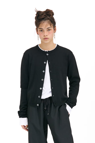 NOM*d Sophomore Cardigan - Black Hyde Boutique