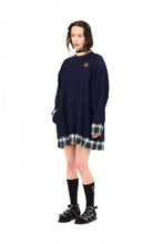 Load image into Gallery viewer, NOM*d Verve Tunic - Indigo Apparel > Women > Clothing > Tops > Tunics > Long Sleeve Tunics > NOMd Hyde Boutique
