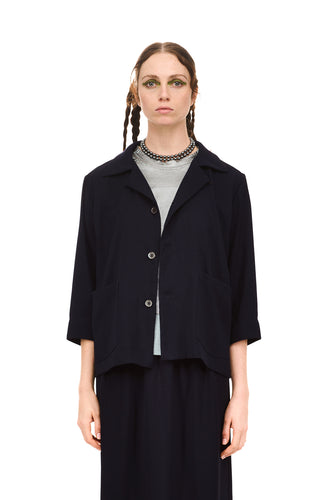 NOM*d Verse Shirt Jacket - Navy Hyde Boutique