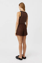 Load image into Gallery viewer, Camilla and Marc Nora Contrast Bind Scoop Neck Tank - Mocha/Black  Hyde Boutique   
