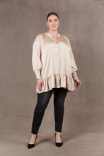 Load image into Gallery viewer, Eb &amp; Ive Norse Blouse - Oyster  Hyde Boutique   
