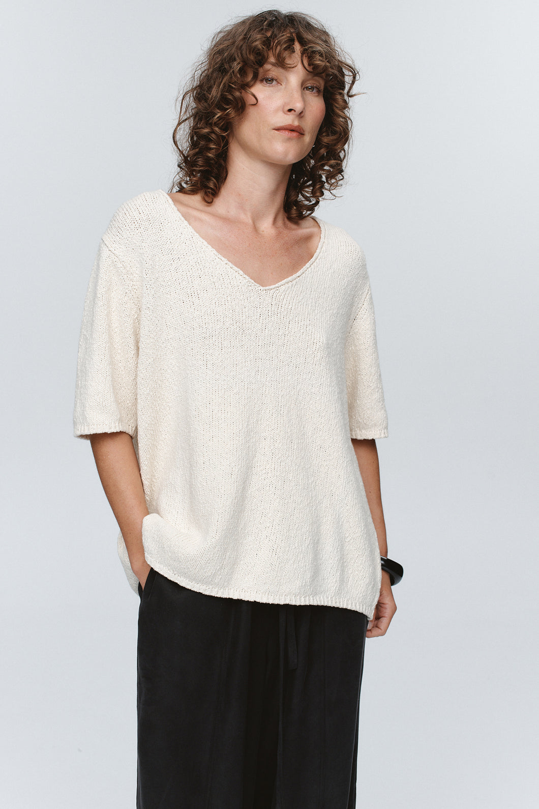 Marle Nya Tee - Ivory Hyde Boutique